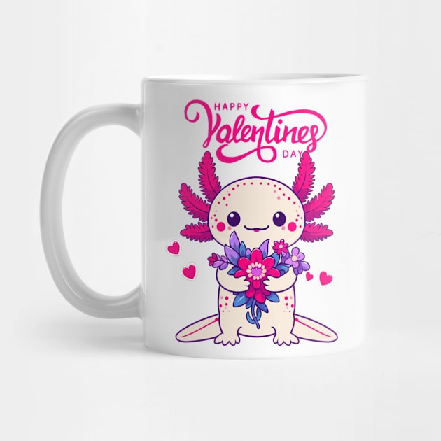 Axolotl Valentine by JessArty